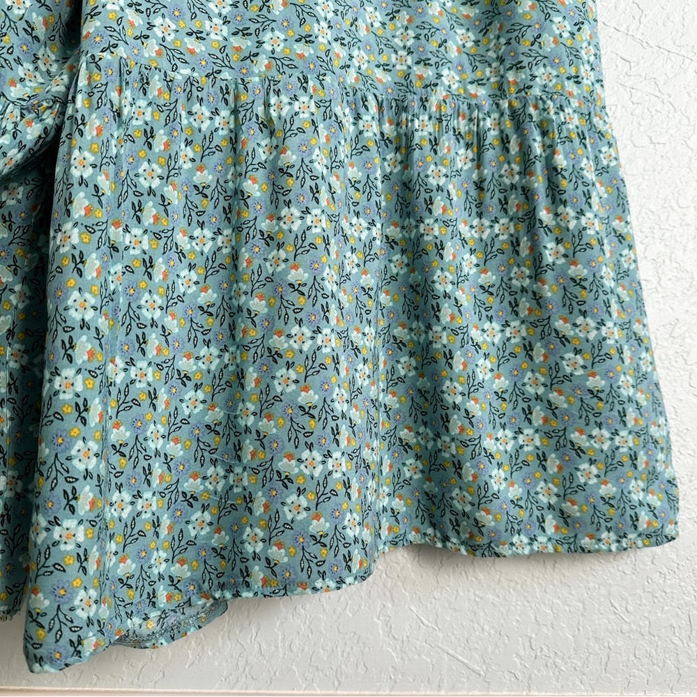NATURAL LIFE Light Blue Floral Maxi Jumpsuit Romper - Picture 5 of 10